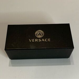Versace Black Gold Small Box Logo